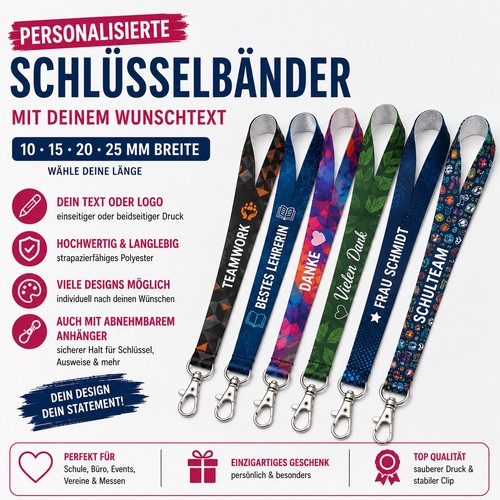Lanyard schlüsselband mit - lanyard,