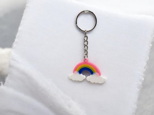 Regenbogen schlüsselanhänger - regenbogen,